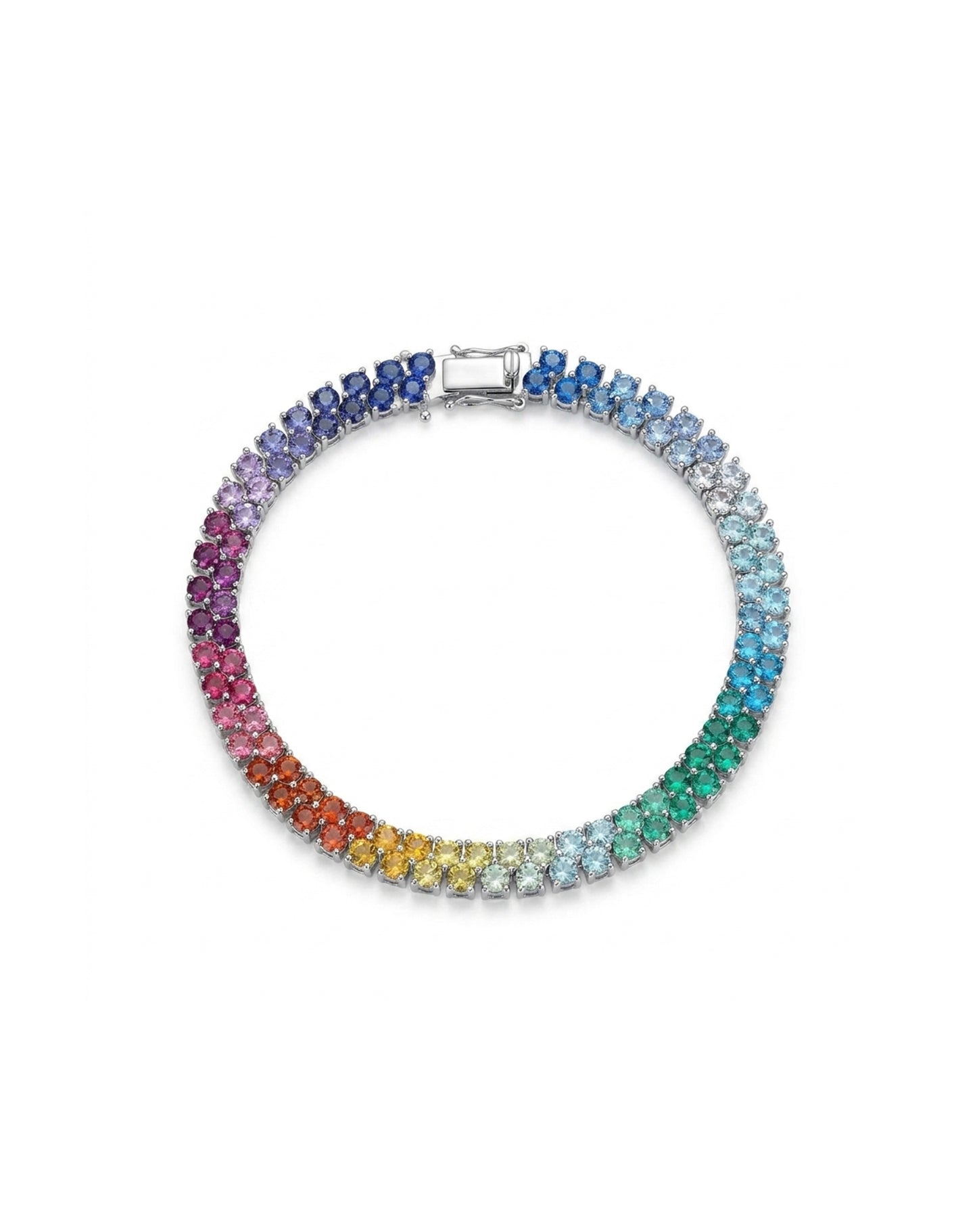 Rainbow Gümüş Bileklik