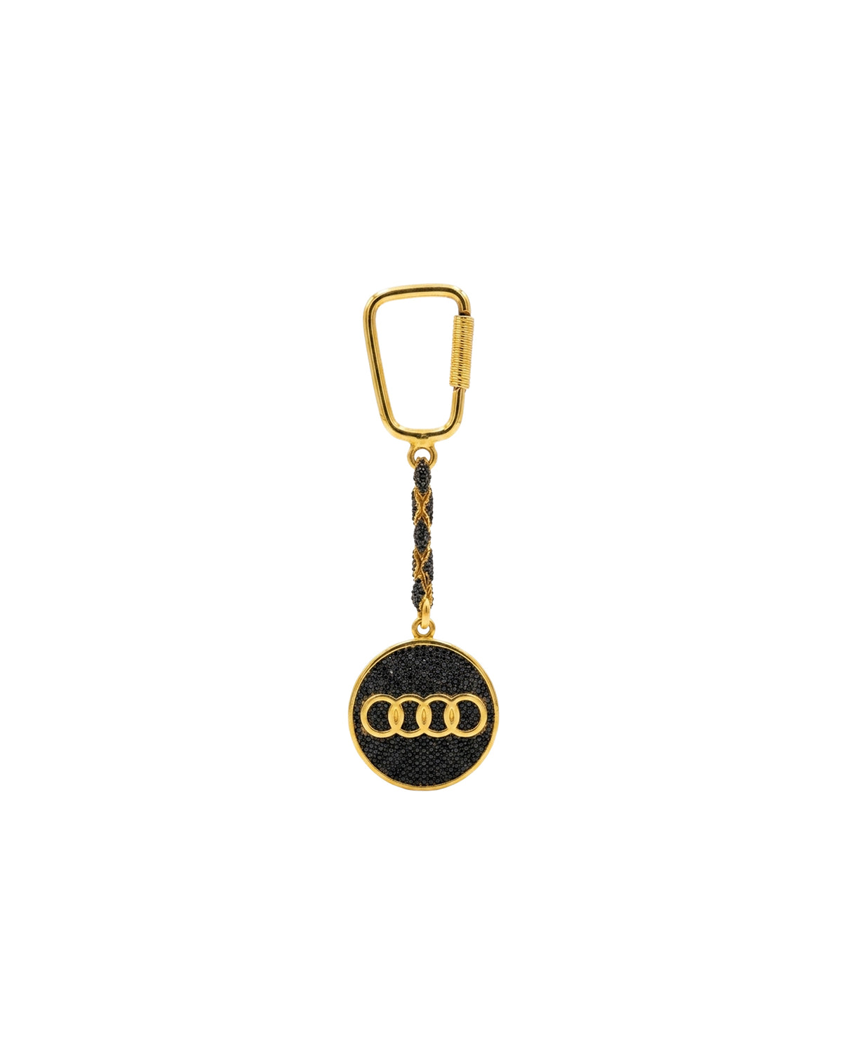 Quadra Audi Gümüş Anahtarlık