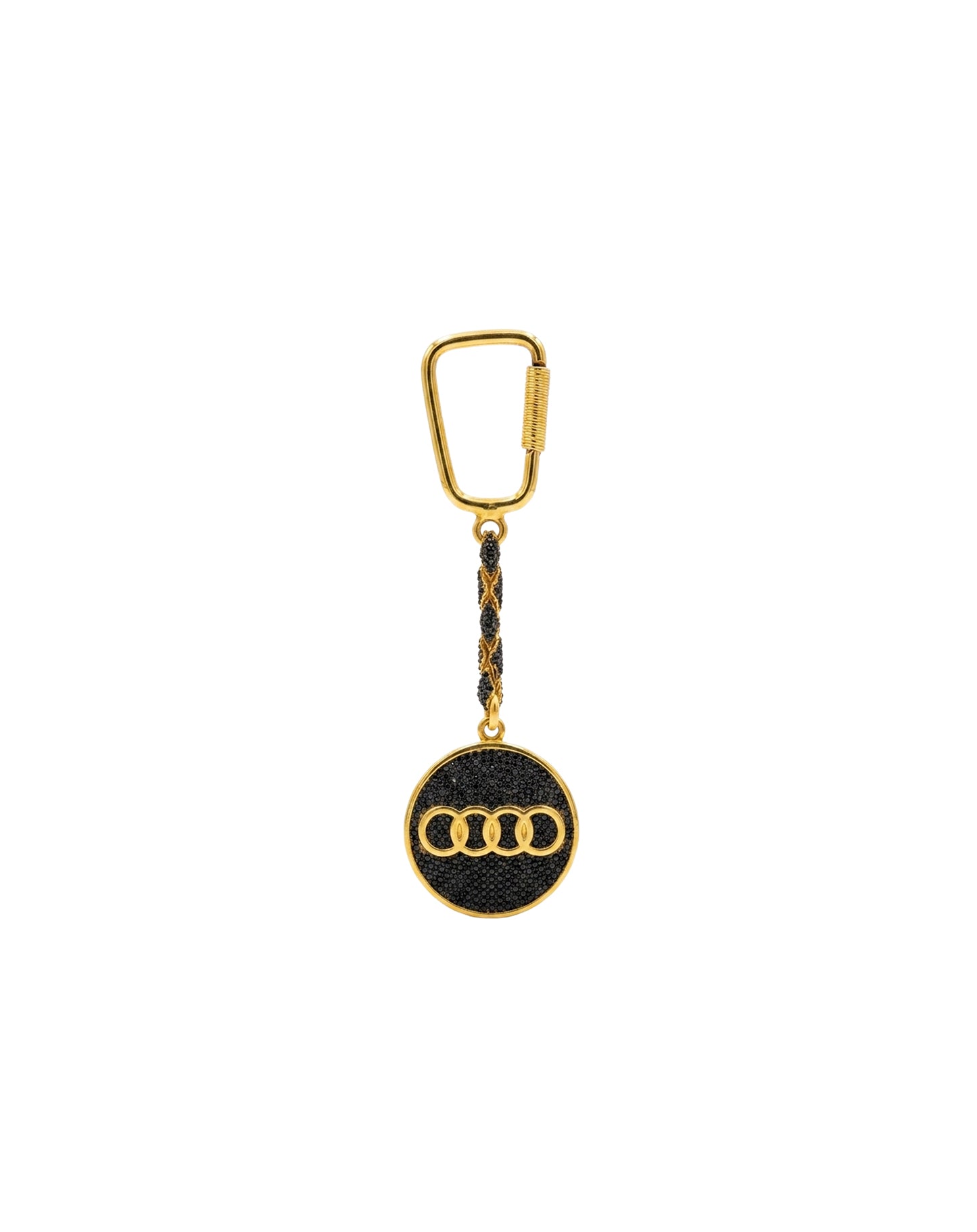 Quadra Audi Gümüş Anahtarlık