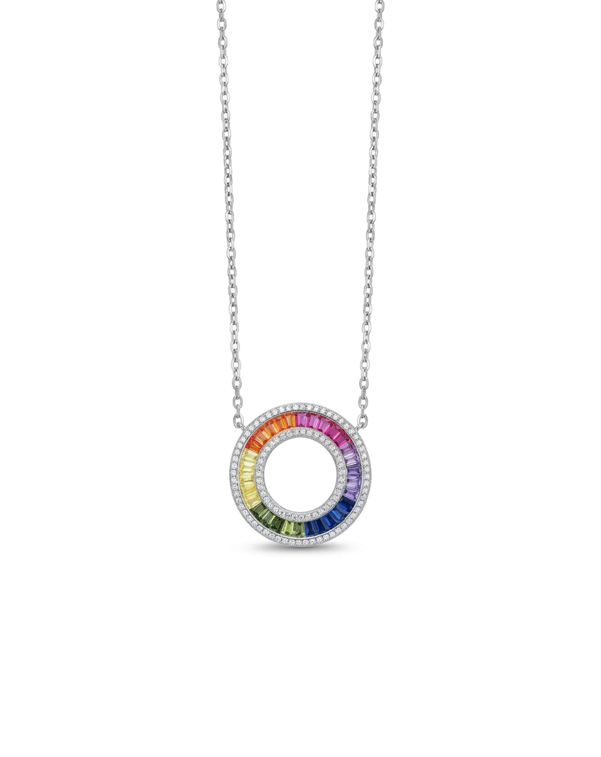 Rainbow Gümüş Kolye