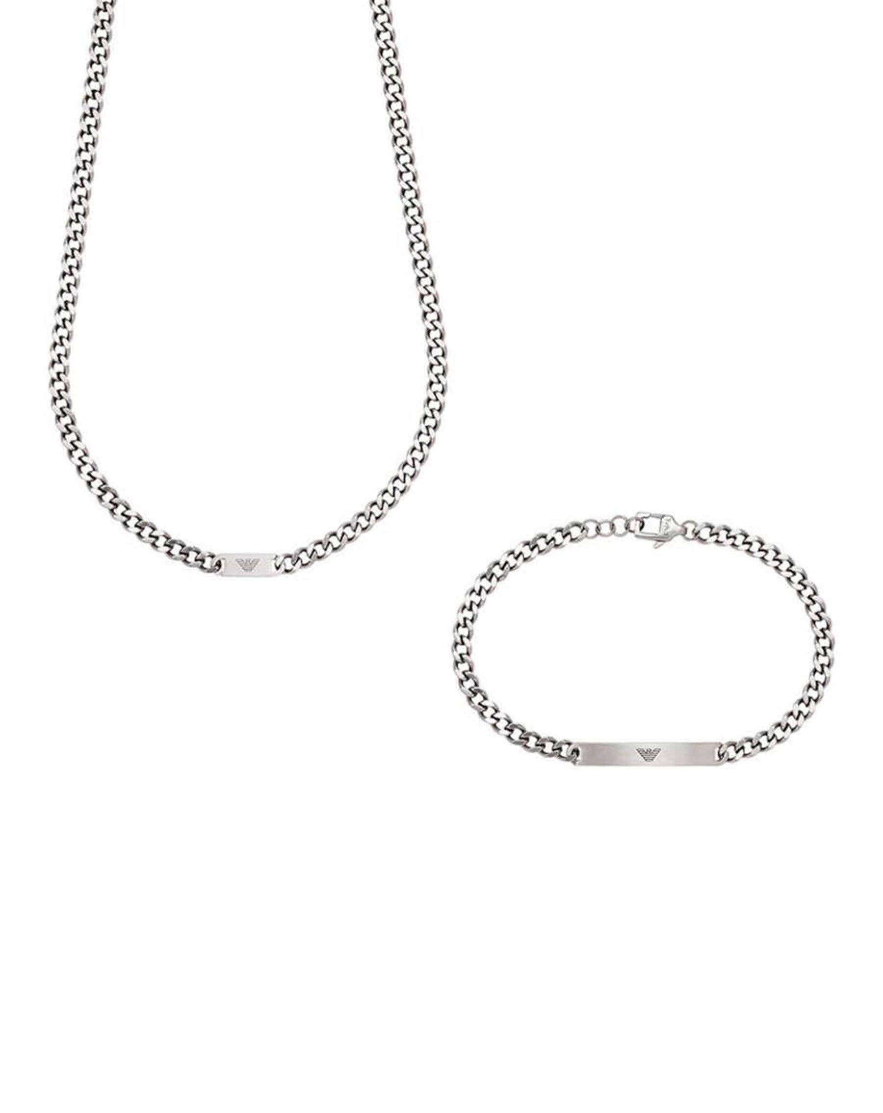 Emporio Armani Erkek Kolye ve Bileklik Seti AJEGS2856-040
