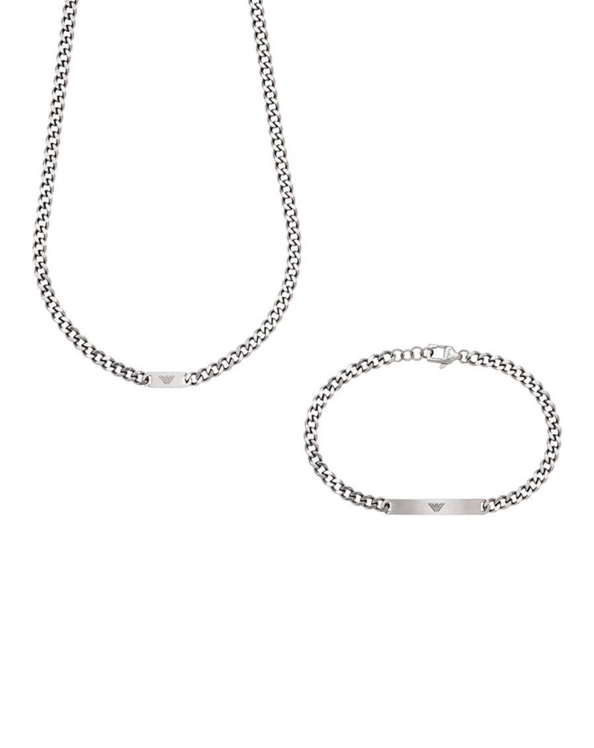 Emporio Armani Erkek Kolye ve Bileklik Seti AJEGS2856-040