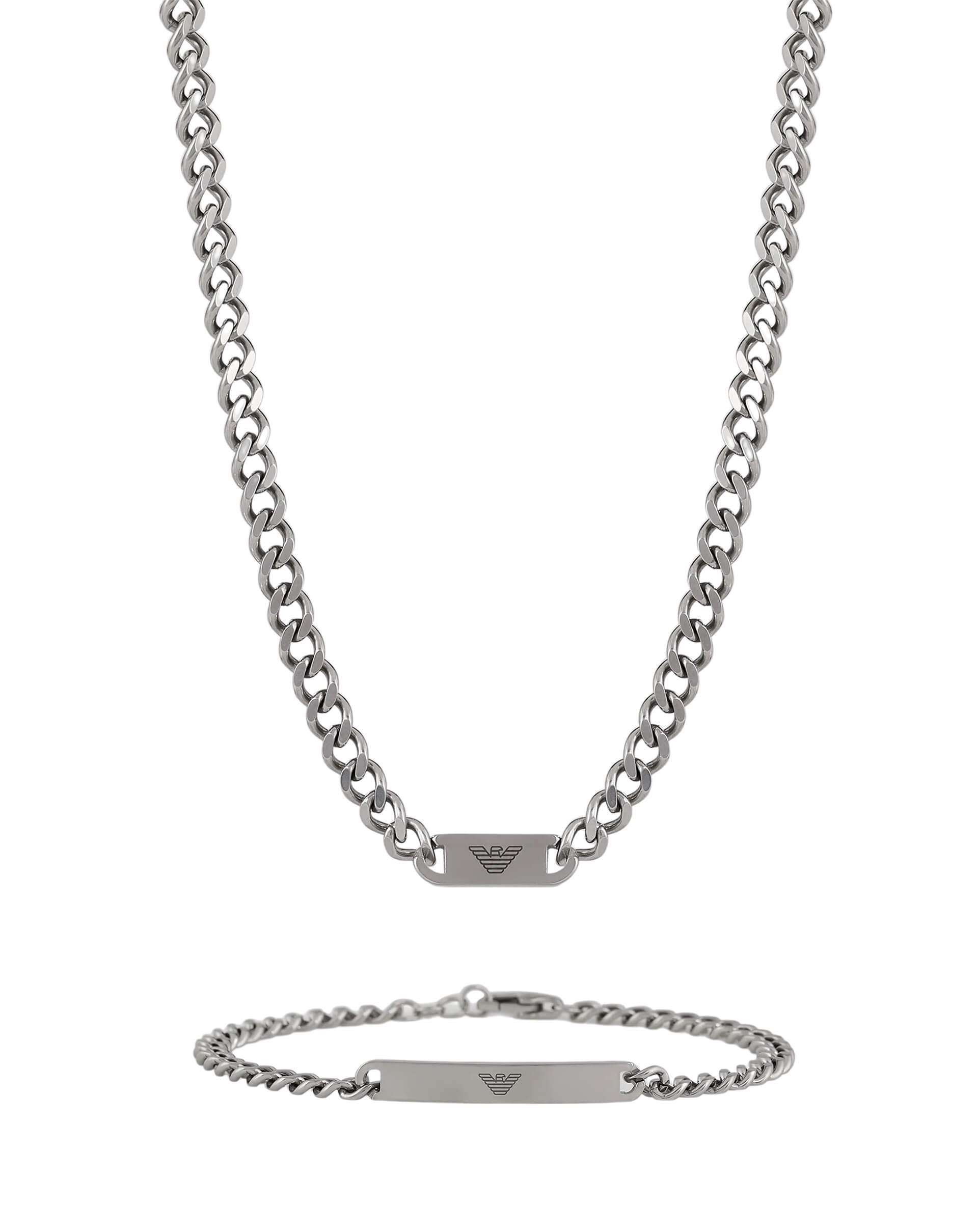 Emporio Armani Erkek Kolye ve Bileklik Seti AJEGS2856-040