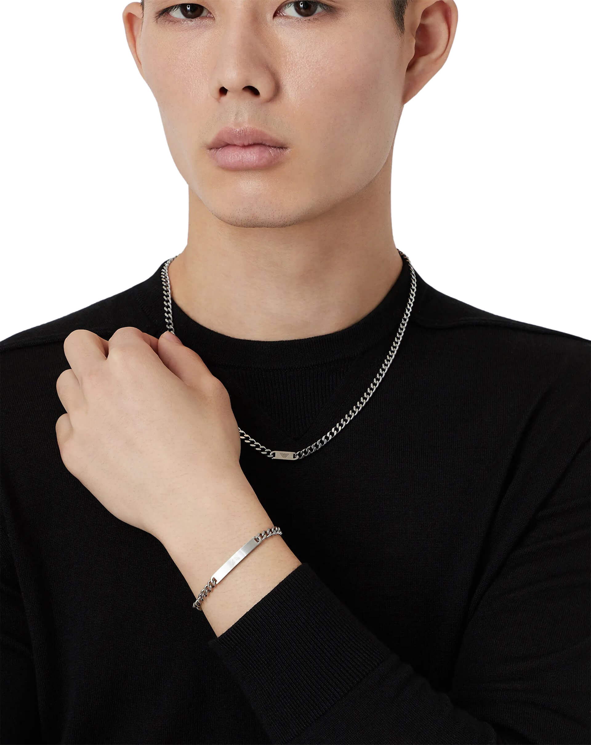 Emporio Armani Erkek Kolye ve Bileklik Seti AJEGS2856-040