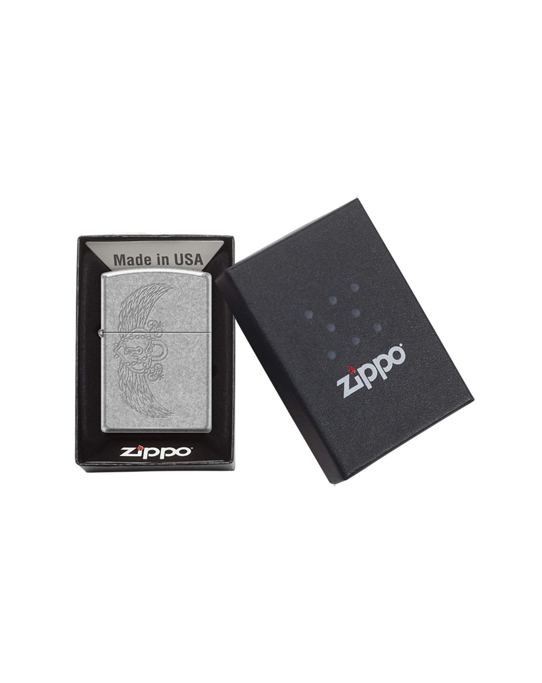Zippo Çakmak Classic Antique Silver Plate (Z-MP401700-121FB)