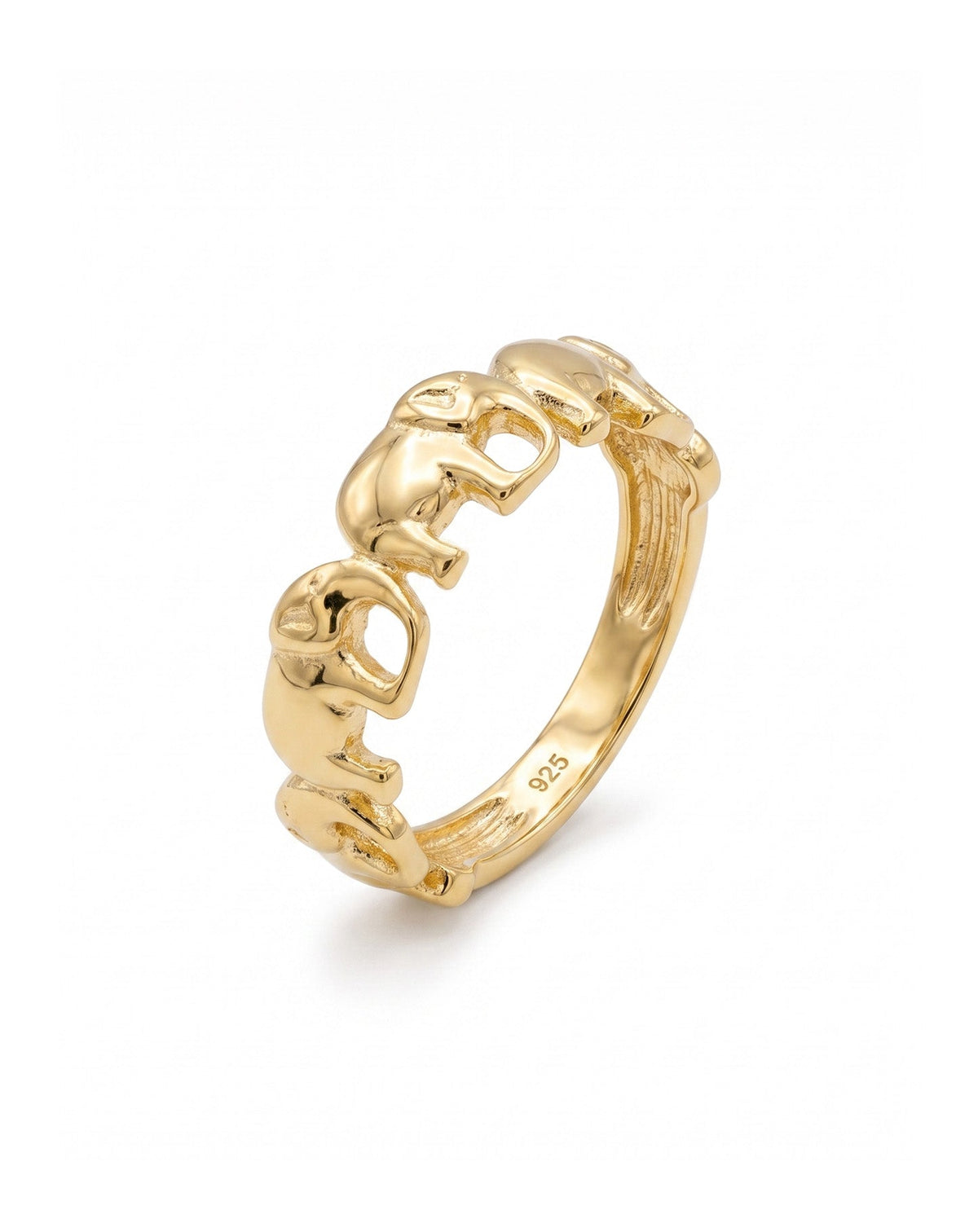 Fil Minimal Gümüş Yüzük
